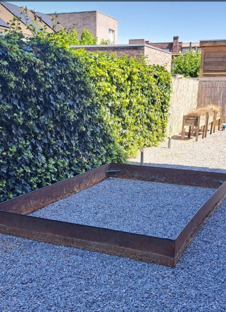 Cortenstaal plantenbak zonder bodem, Ophalen, Tuin
