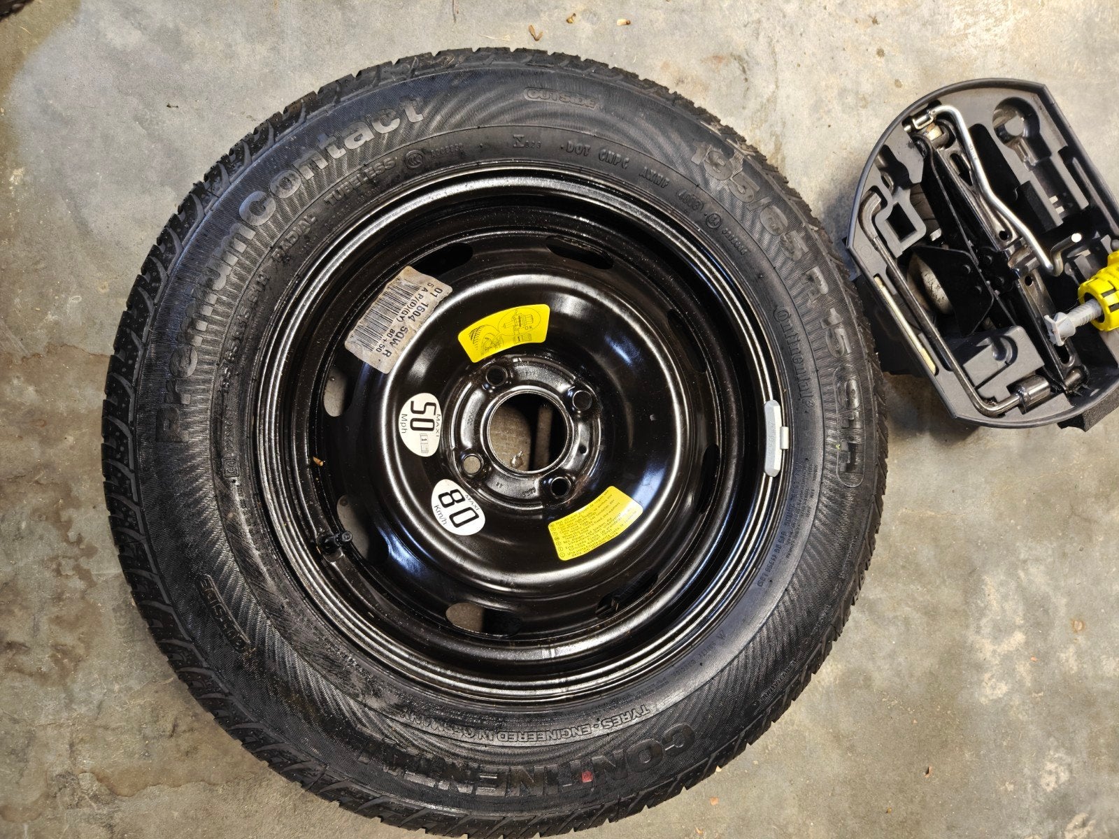 reservewiel+kit Peugeot 307, Autos : Pièces & Accessoires, Enlèvement