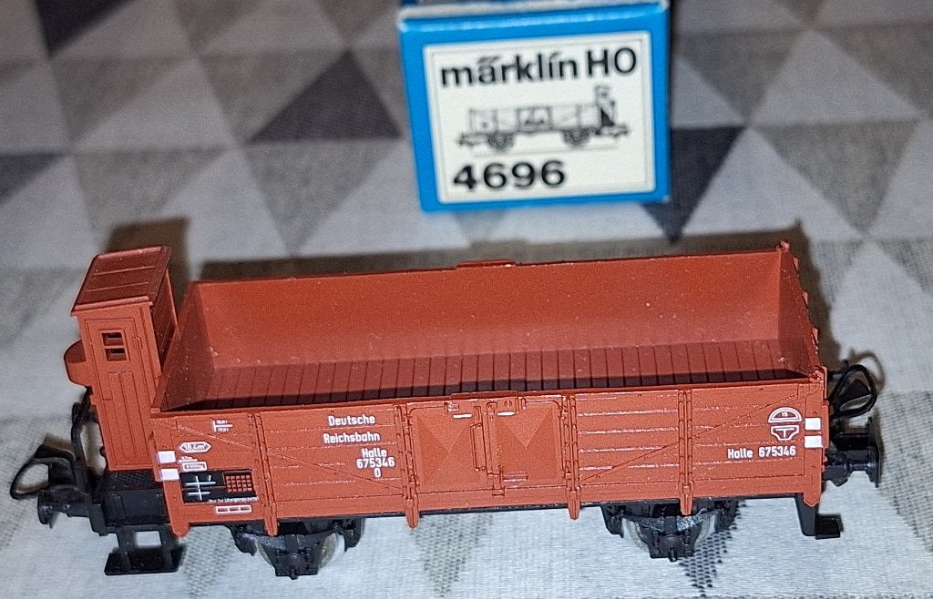 Märklin HO 4696 hoogboordwagon van de DR, Enlèvement ou Envoi, Comme neuf, Wagon, Märklin