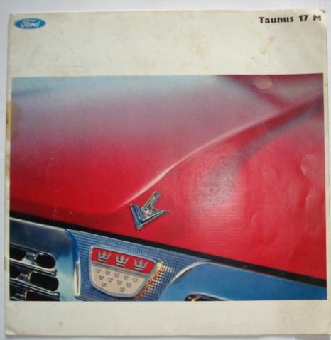 Ford Taunus 17 M 1966 Brochure Catalogue Prospekt, Envoi, Utilisé, Ford