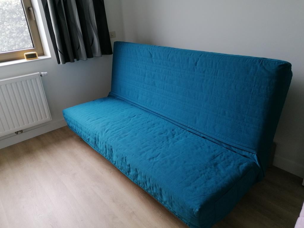 Zetelbed mt lattenbodem. Afneembare hoes. Perfecte staat., Ophalen, Gebruikt, Twijfelaar, Blauw