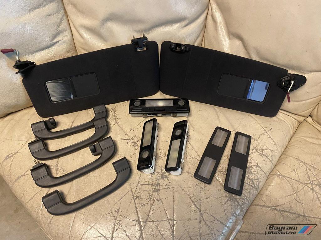Bmw E39 zwarte hemel delen M5 zonnekleppen 5-serie verlichti, -, Utilisé, -, Enlèvement ou Envoi