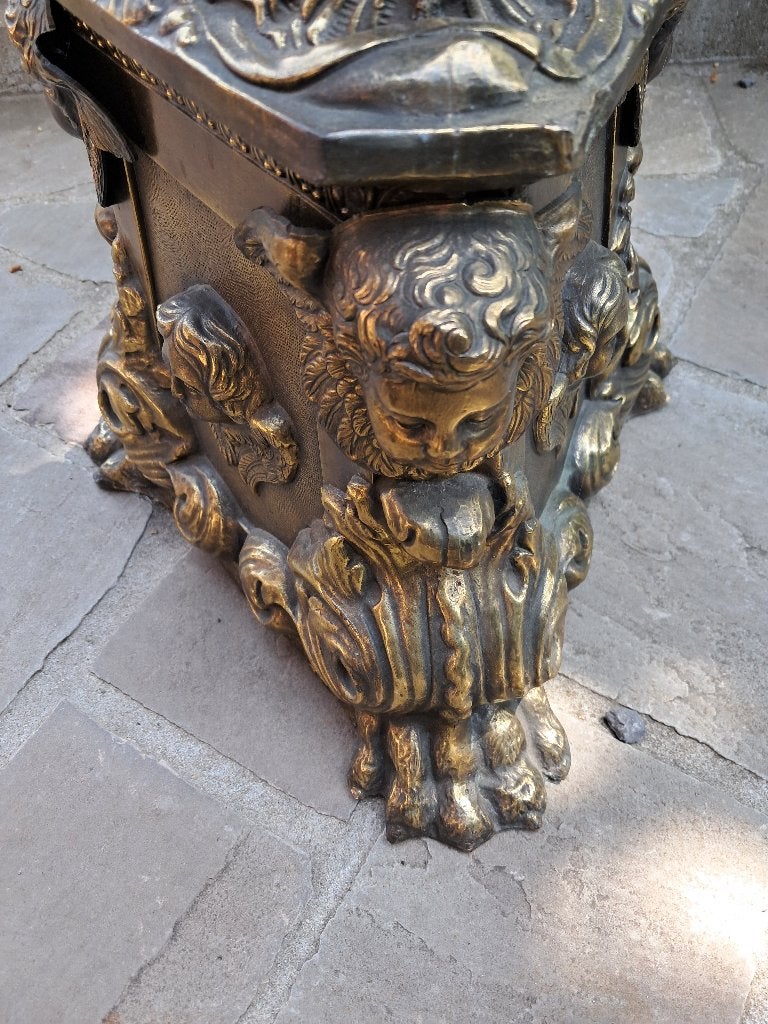 mooie oude staande lamp, Antiek en Kunst, Curiosa en Brocante, Ophalen