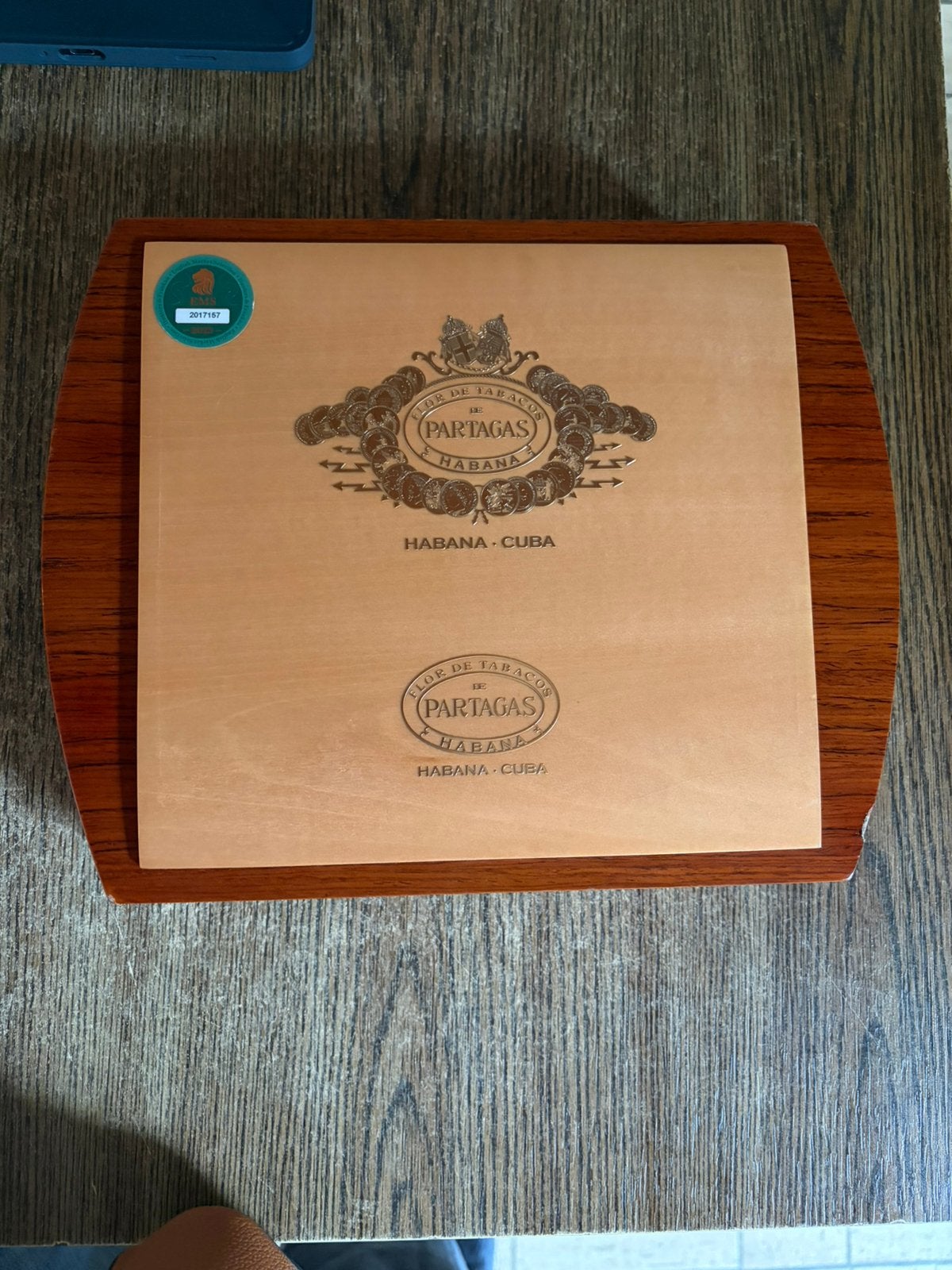 originele Habanos Partagás-humidor, Enlèvement ou Envoi, Comme neuf