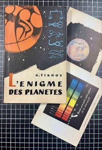L'Énigme des Planètes - G. Tikhov (Moscou U.R.S.S., vintage), Enlèvement, Comme neuf