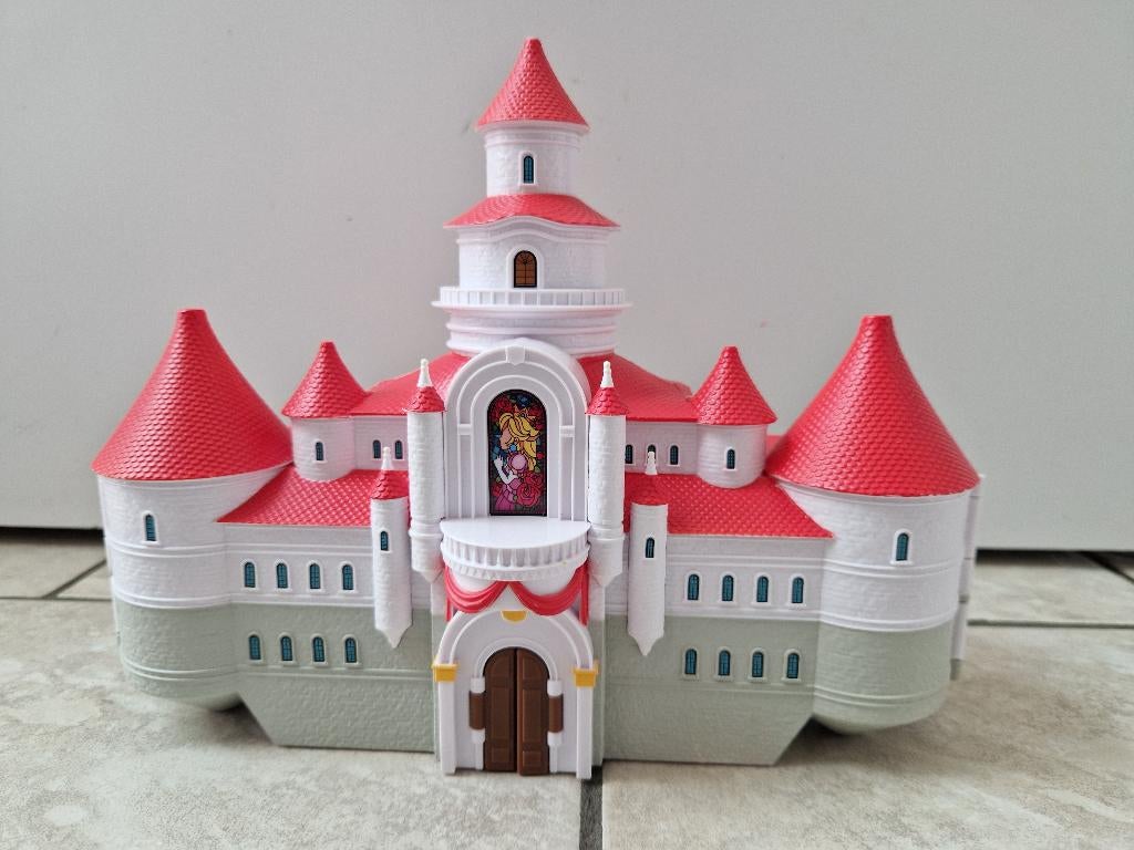 Prinses Peach kasteel speelset, Ophalen of Verzenden, Zo goed als nieuw, Kunststof