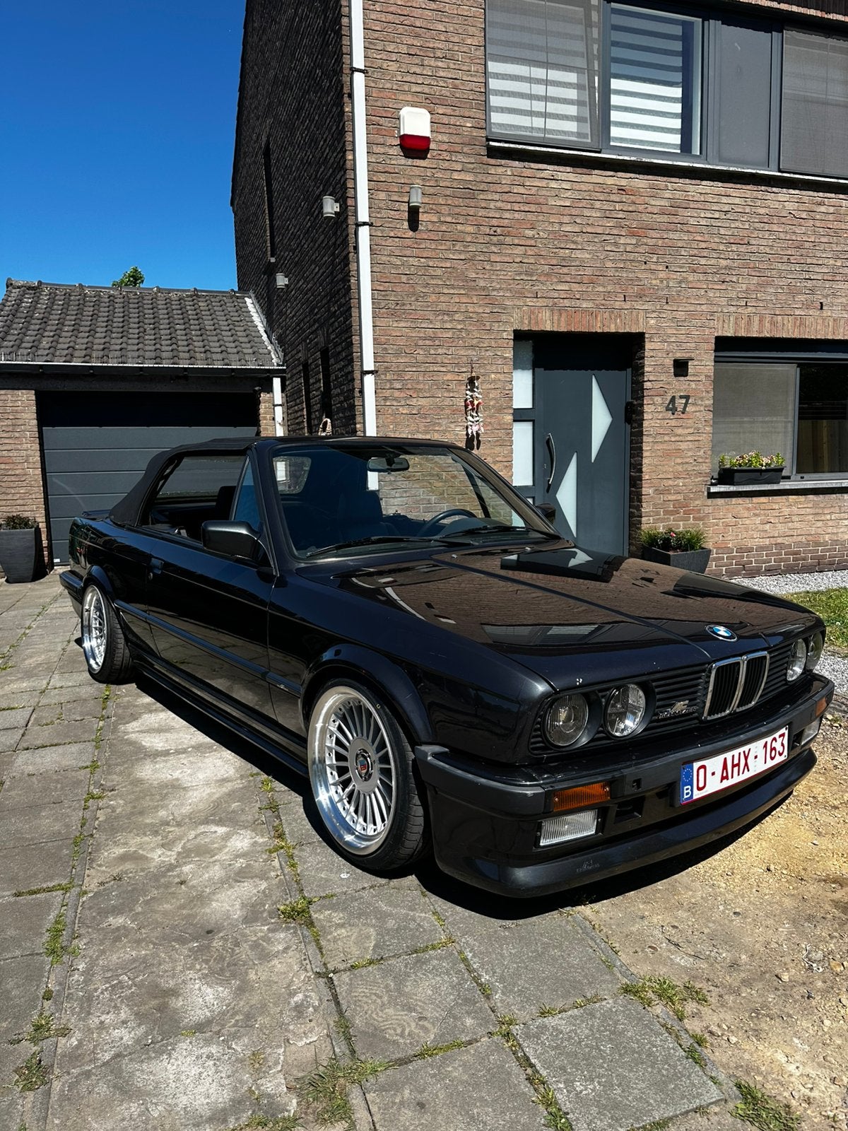 Schnitzer Bmw E30 320i m20b25 AC, Achat, 2500 cm³, Cabriolet, Noir