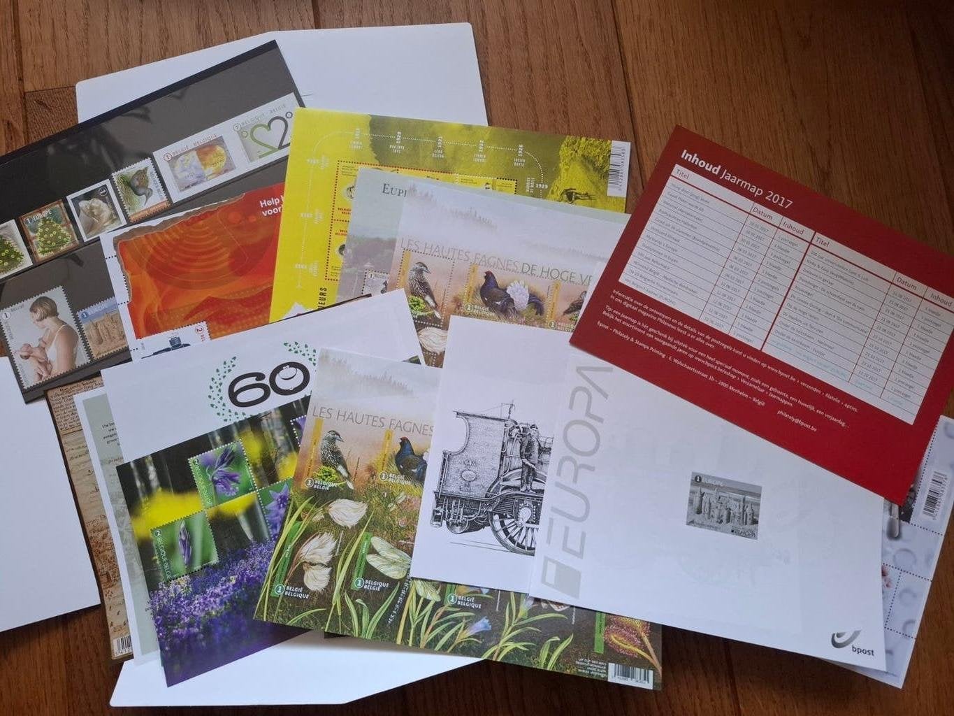 Jaarset 2017, Postzegels en Munten, Frankeerzegel, Ophalen of Verzenden, Postfris, Postfris