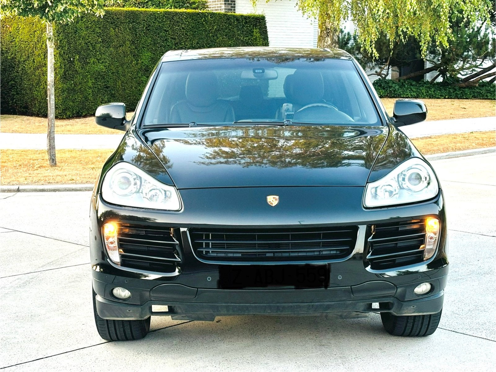 PORSCHE CAYENNE 3.6 FACELIFT 1STE EIG 2008, Automaat, Parkeersensor, Zwart, Leder