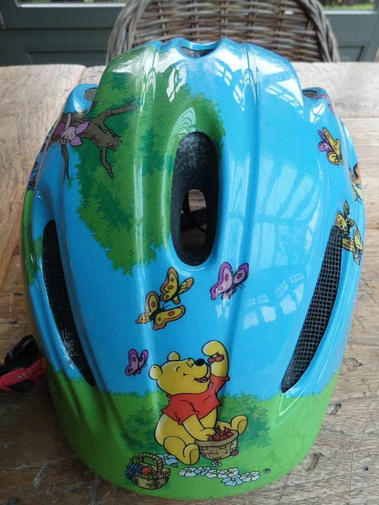 Kinderfietshelm Winnie The Pooh, Ophalen of Verzenden, Gebruikt