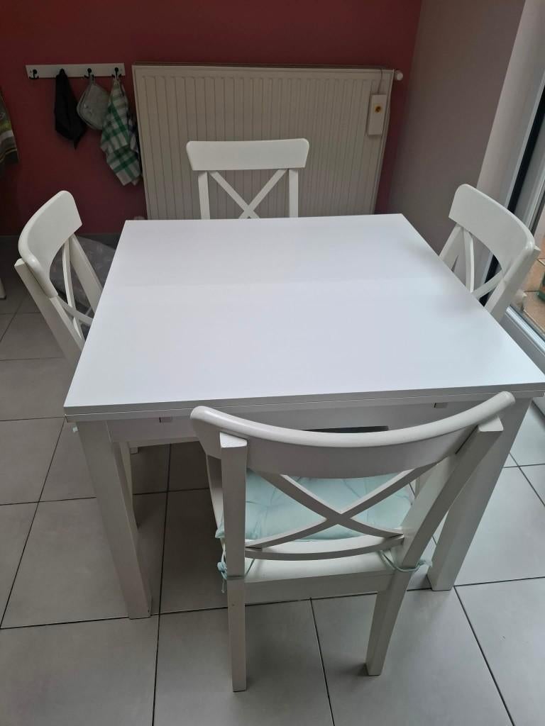 Meubels, Maison & Meubles, Tables | Tables à manger, Quatre personnes, 50 à 100 cm, Carré, Enlèvement
