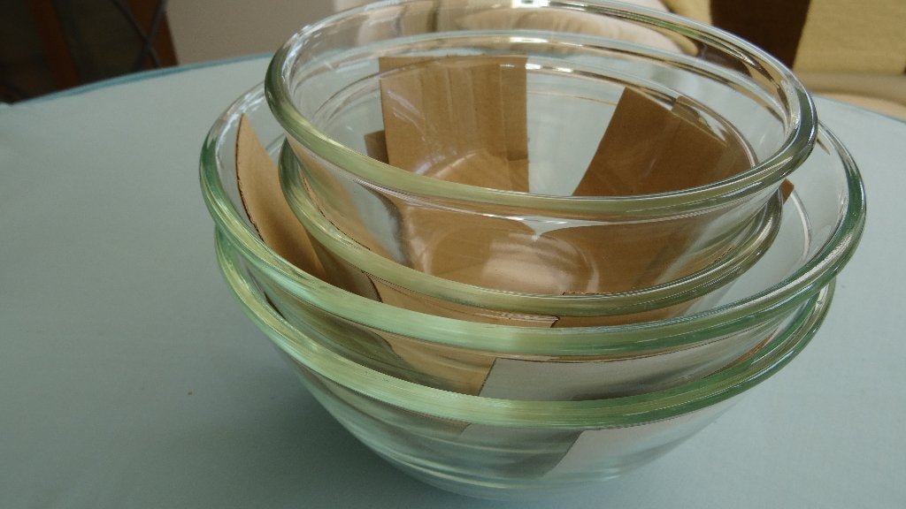 SALADIERS EN VERRE, Enlèvement ou Envoi, Comme neuf, Verre, Récipient(s)