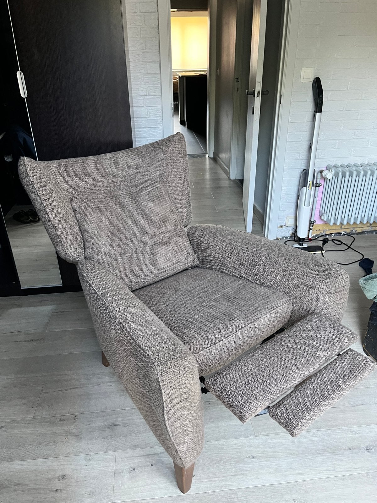 Natuzzi fauteuil ligzetel zeer comfortabel, Enlèvement, Comme neuf