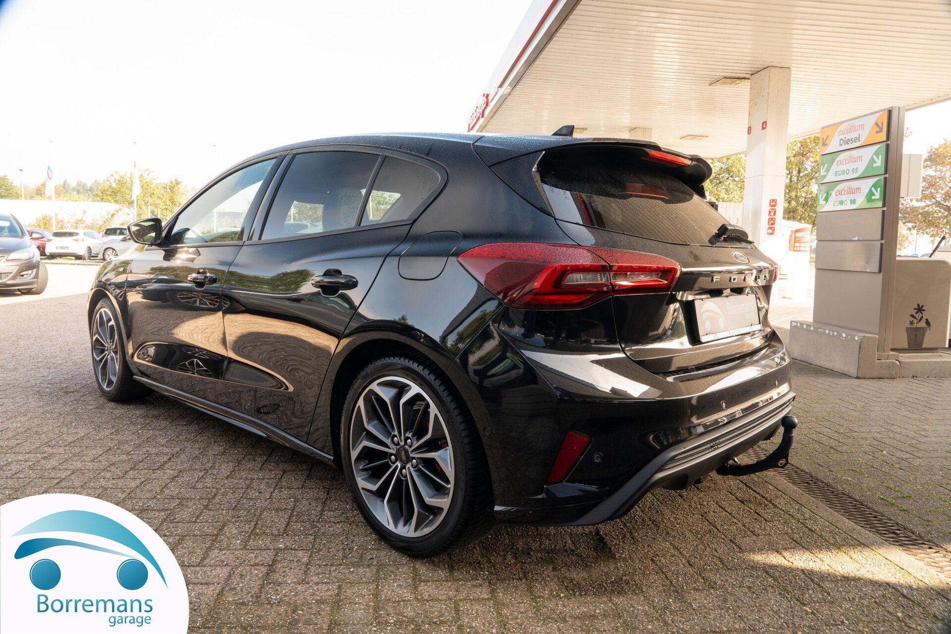 Ford Focus Automaat | ST-Line | Full Option | Leder | Panod, Autos, Ordinateur de bord, Euro 6, Noir, 5 portes