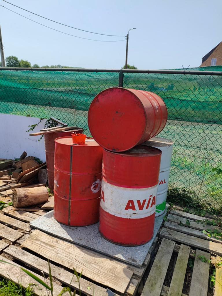 Olievaten 4st (200l), Enlèvement