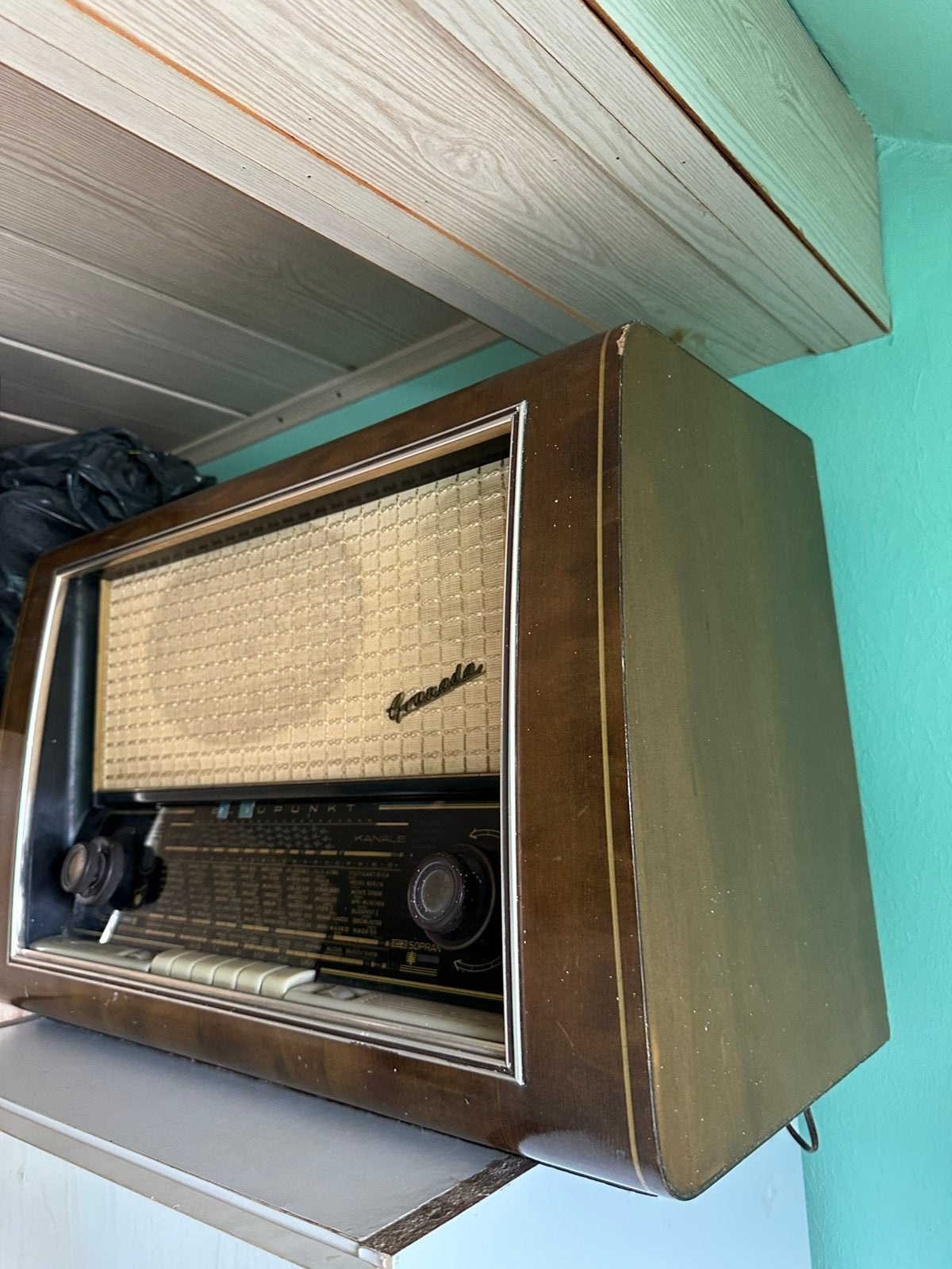 Zeldzame Blaupunkt Granada Vintage Radio 1958, Ophalen, Radio