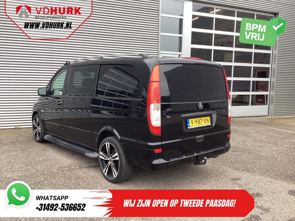 Mercedes-Benz  Vito 113 CDI DC Dubbel Cabine EXPORT ONLY 20, Auto's, Parkeersensor, Zwart, Mercedes-Benz, Bedrijf