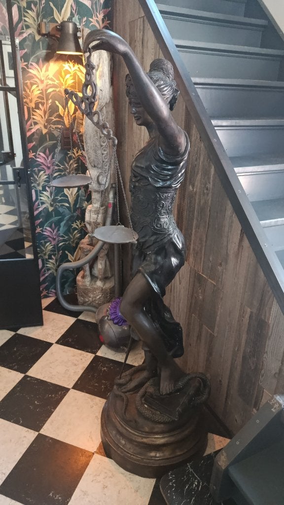 Statue en Bronze La Justice L Steiner 160 cm, Enlèvement, Bronze