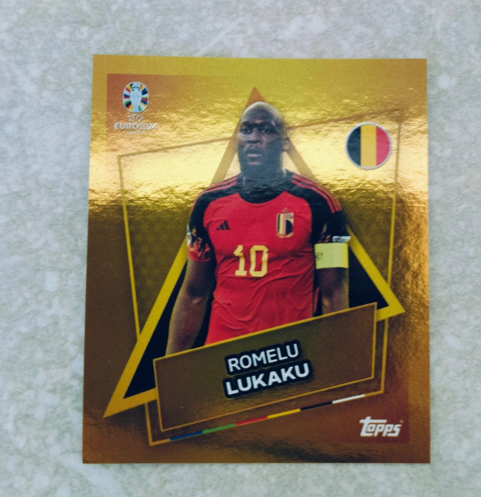 Topps euro 2024 SP Romelu Lukaku België, Enlèvement ou Envoi