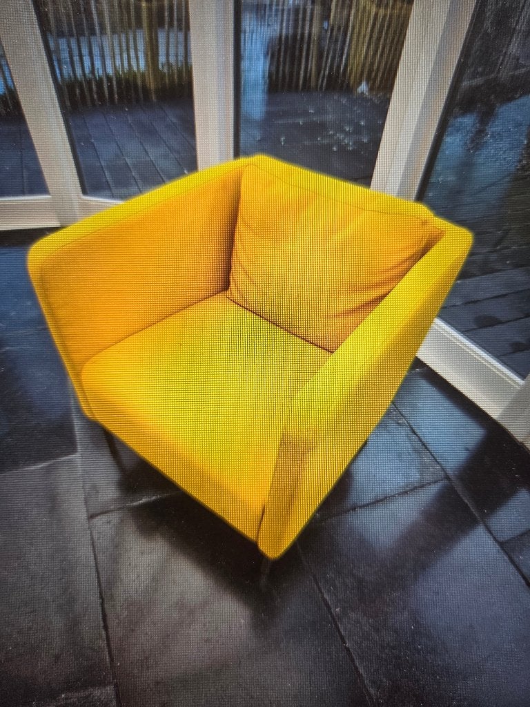Fauteuil jaune, Maison & Meubles, Enlèvement
