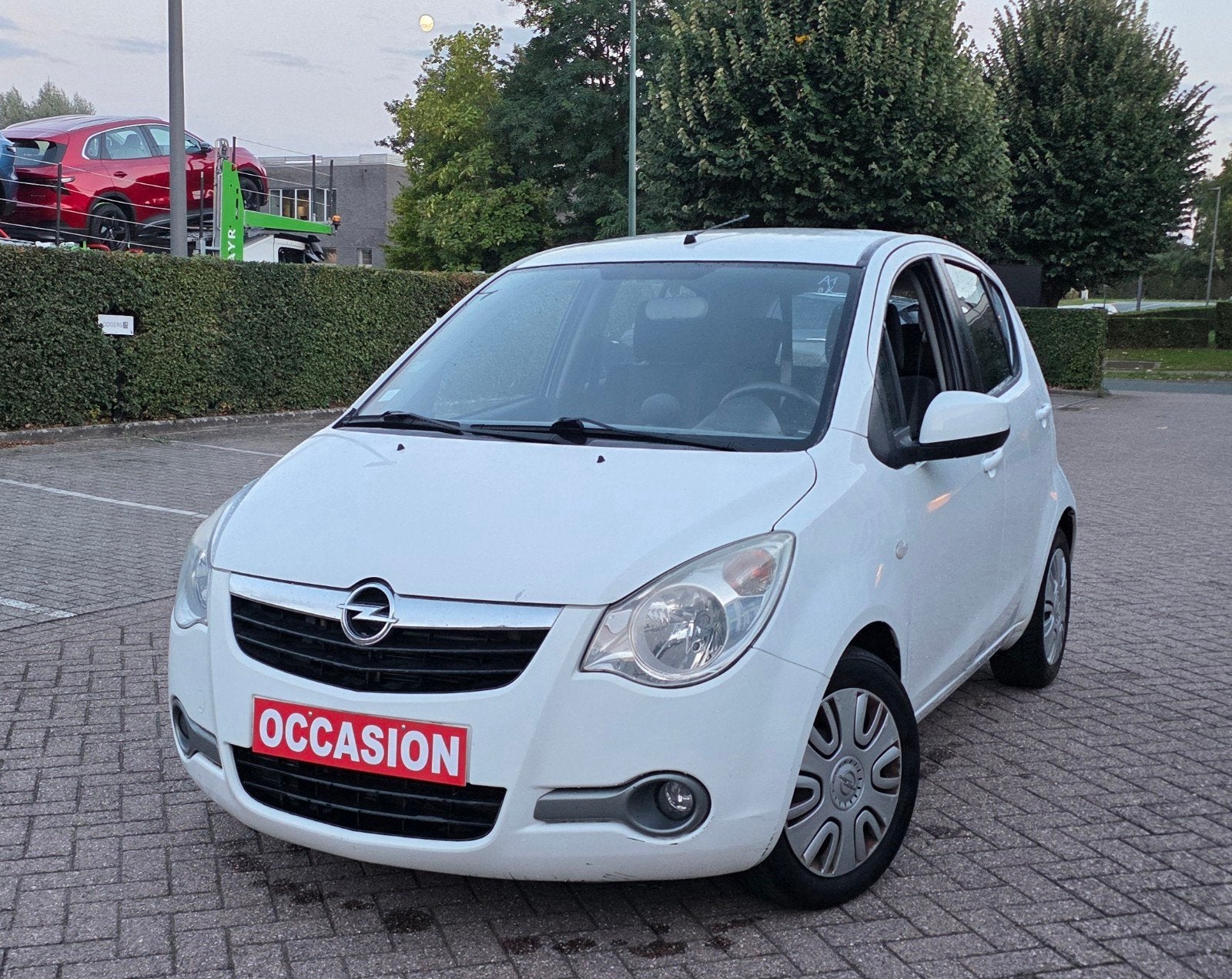 Opel Agila 2013 / AIRCO / AUTOMATIQUE / ESSENCE /, Auto's, Automaat, Euro 5, Wit, Bedrijf