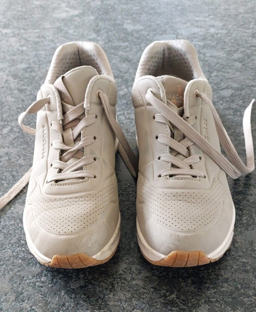 skechers, Enlèvement ou Envoi, Beige, Sneakers et Baskets, Porté