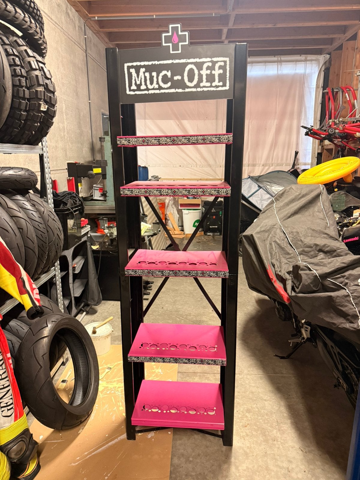 Muc Off rek - promo stand, Motos, Enlèvement, Utilisé