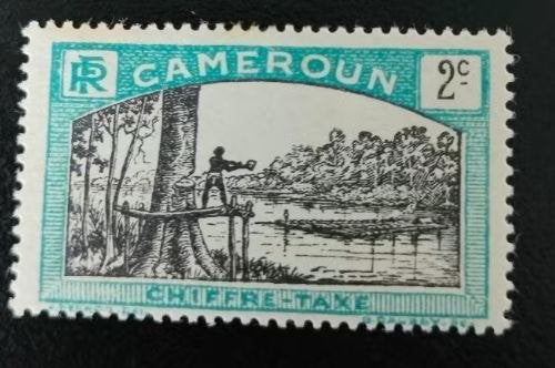 Kameroen 1925 - tax - vellen van acajou boom *, Verzenden, Overige landen, Postfris