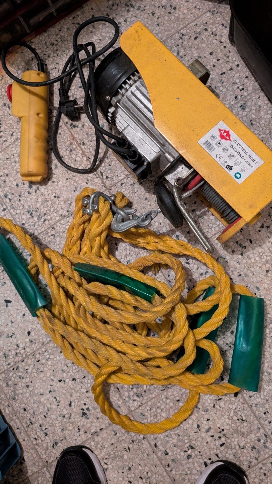 Katrol., Ophalen, Gebruikt, Elektrisch