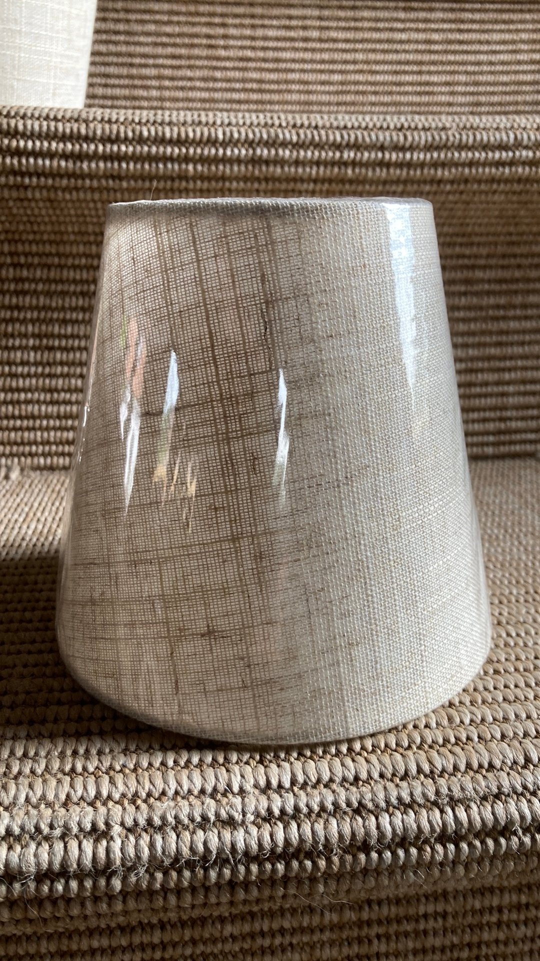 8 nouveaux abat-jour, Neuf, 13 cm, Beige, Textile