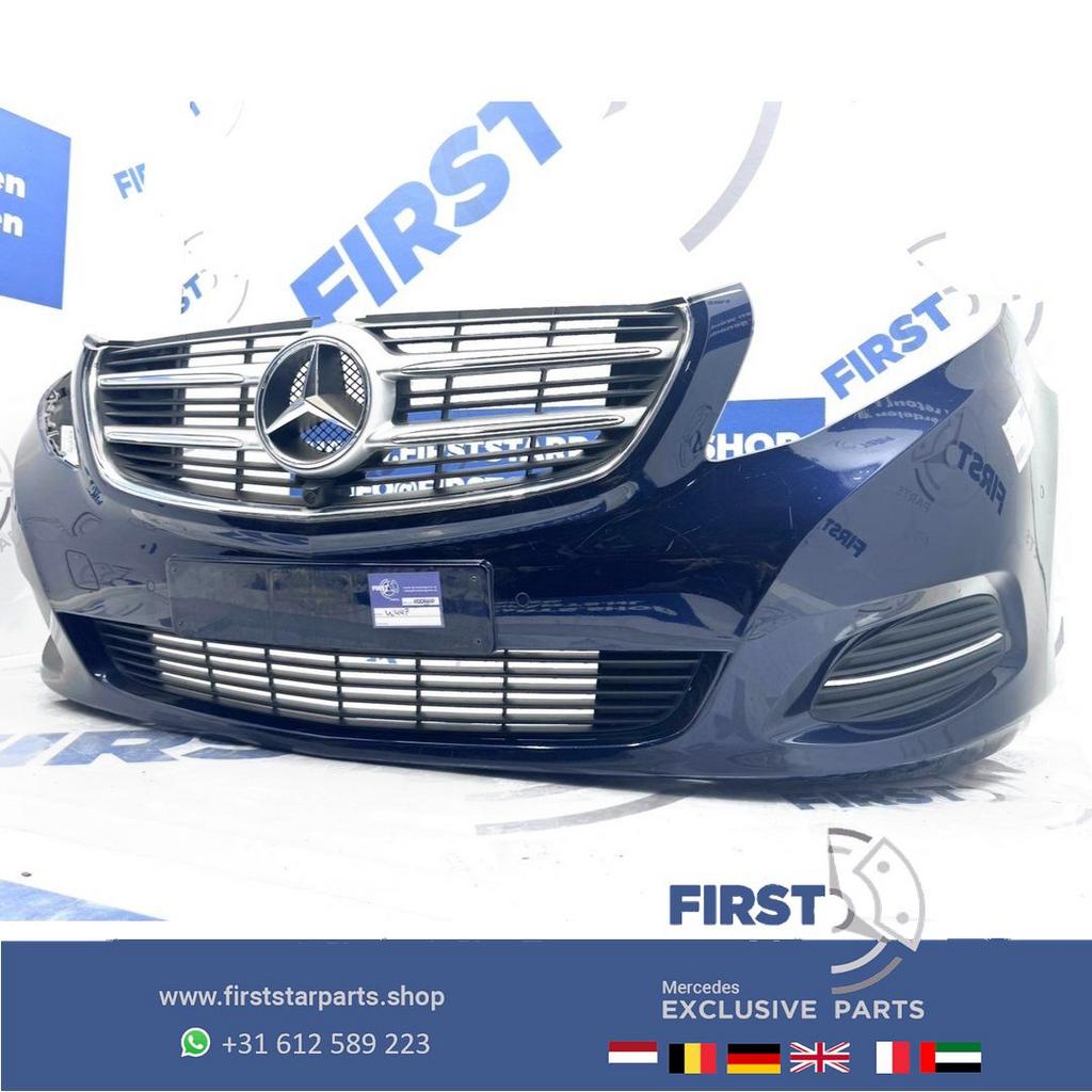 W447 BUMPER Mercedes V KLASSE / VITO VOORBUMPER COMPLEET A44, Gebruikt, -, Voor, Ophalen of Verzenden