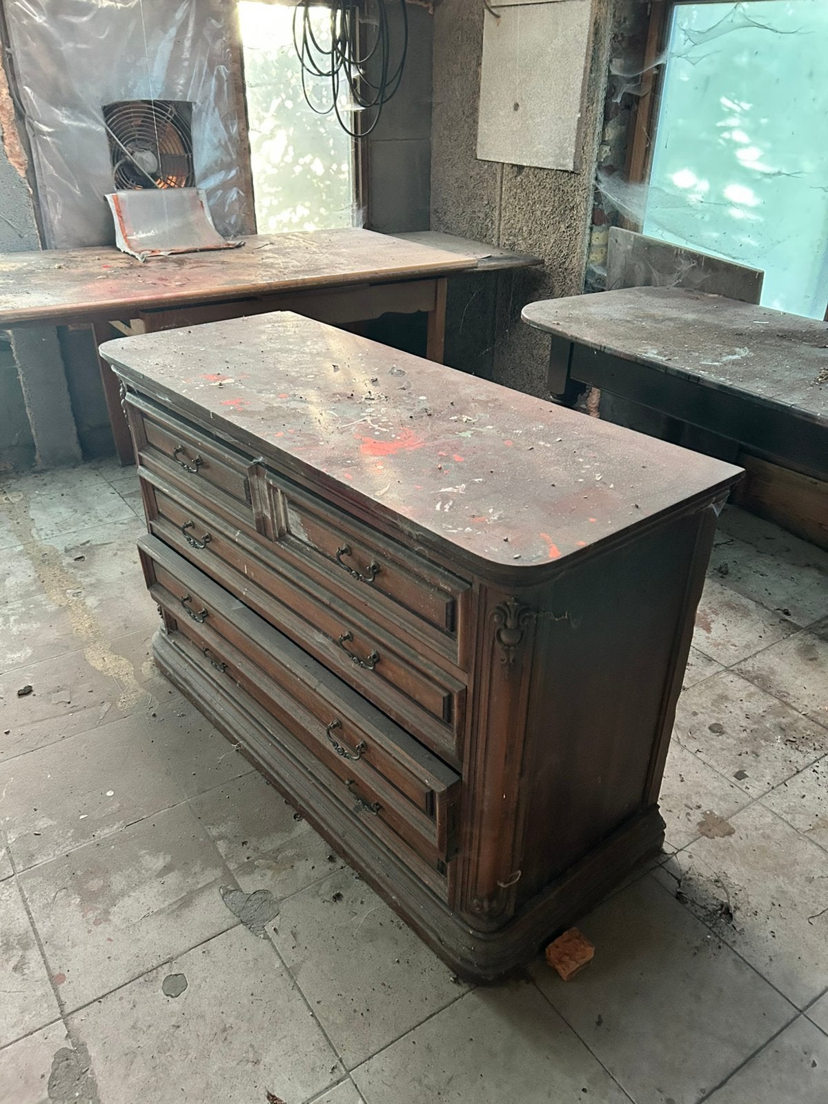 Lade kast in hout, Antiek en Kunst, Ophalen