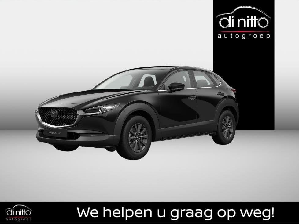 Mazda CX-30 2.0 HOMURA 186PK Automaat, Auto's, 1998 cc, Stof, 139 g/km, Zwart