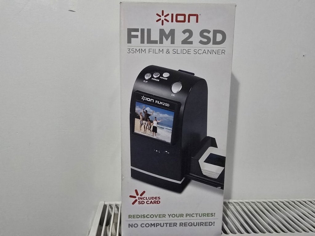 Scanner de diapositive et négatif - ION Film 2 SD, Computers en Software, Scanners, Ophalen of Verzenden, Zo goed als nieuw, Diascanner