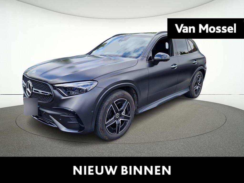 Mercedes-Benz GLC 220 d 4M AMG Line + DIGITAL LIGHT + LEDER, Auto's, Automaat, 197 pk, Zwart, 4 cilinders