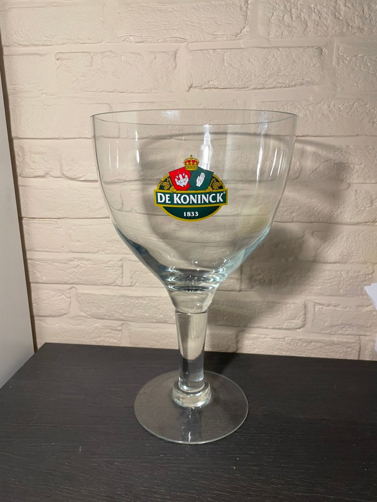 Groot glas de koninck - 3 liter, Verzamelen, Ophalen, Zo goed als nieuw, De Koninck