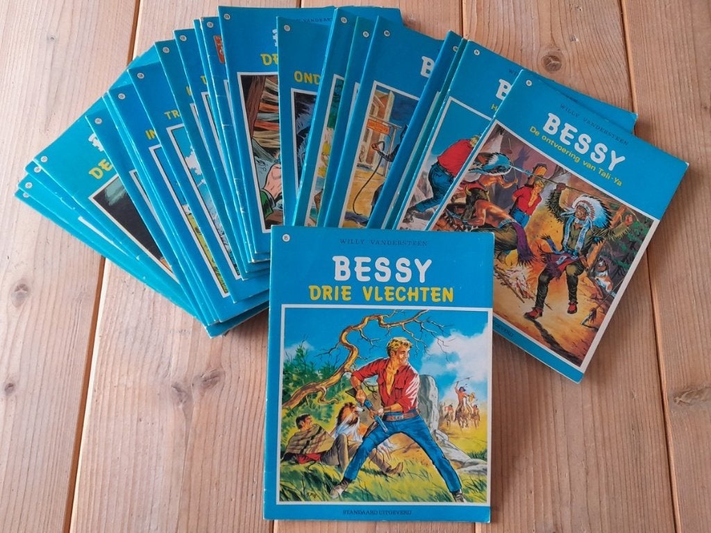 Strips van de stripreeks Bessy 1972-1981, Boeken, Ophalen of Verzenden, Gelezen