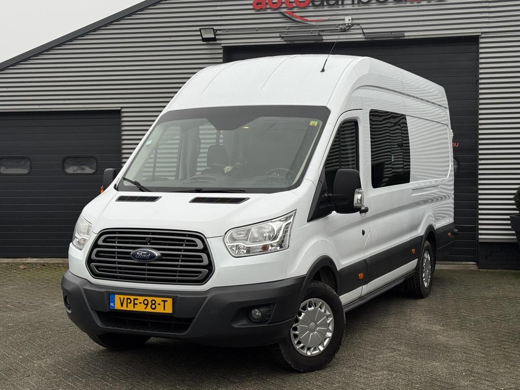 Ford Transit 350 2.2 TDCI L3H2 DC Ambiente 7 Pers | Camera |, Auto's, Euro 5, Gebruikt, 7 zetels, 155 pk
