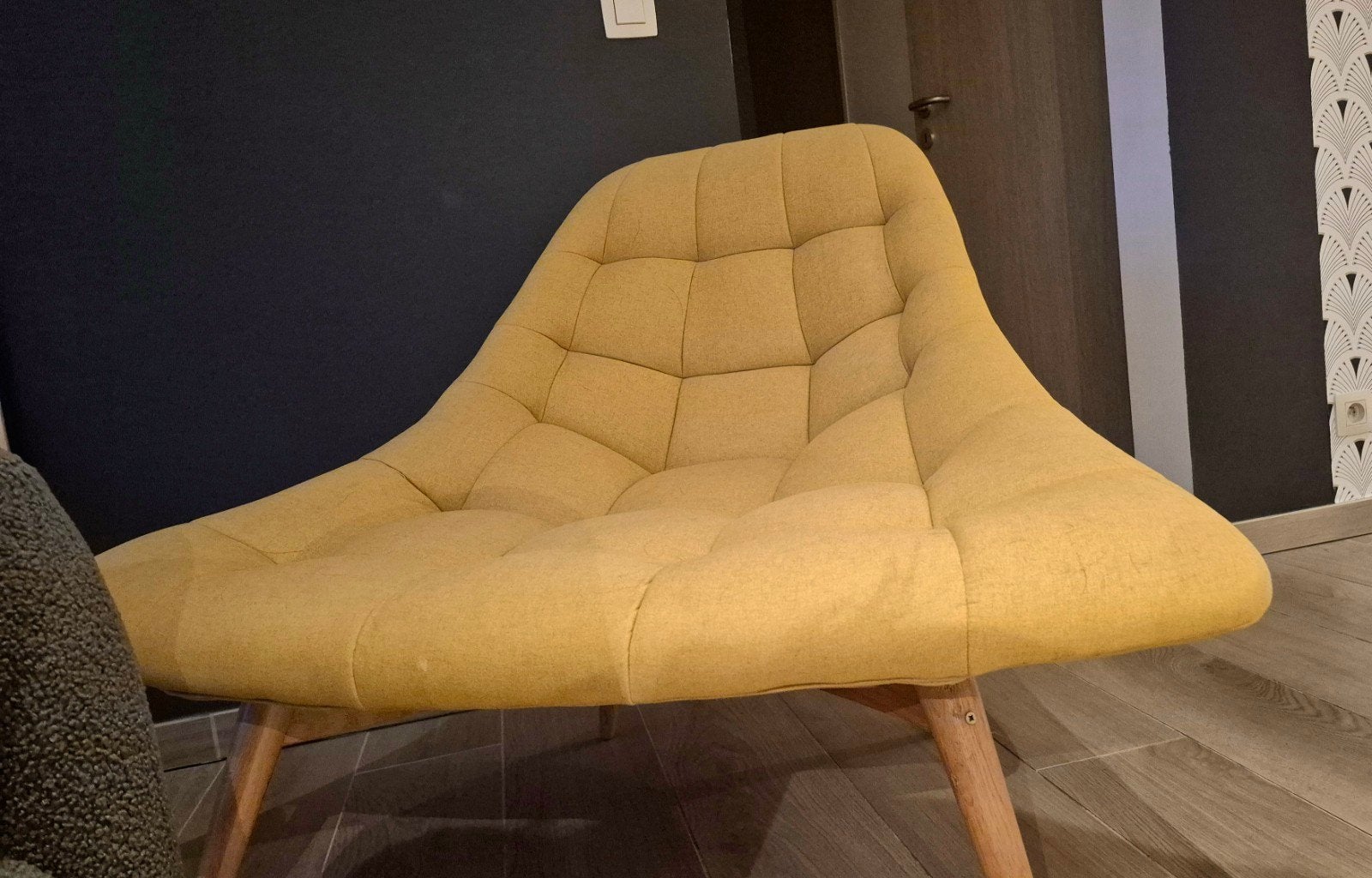 Fauteuil moutarde Made, Enlèvement, Utilisé, Une personne