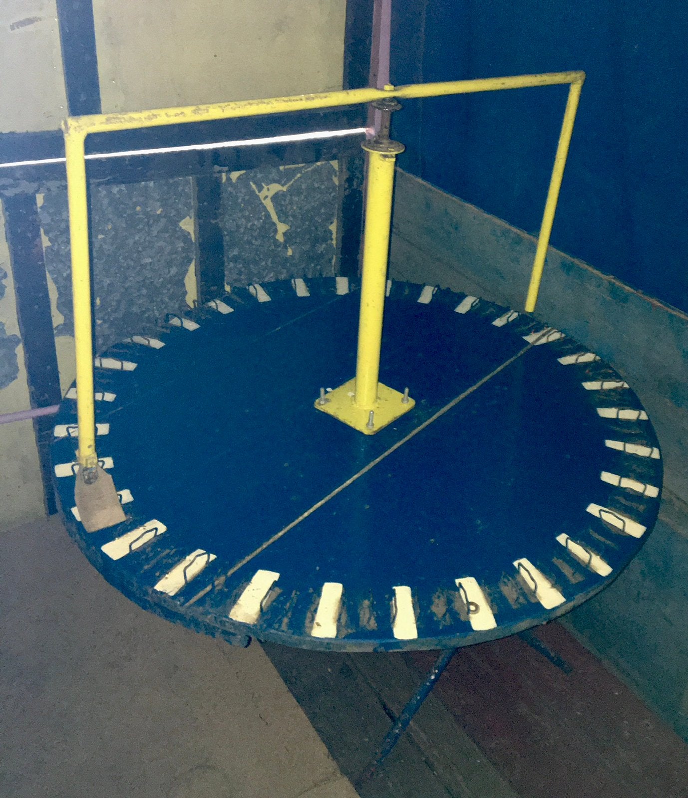 Oud kermis toestel, Ophalen