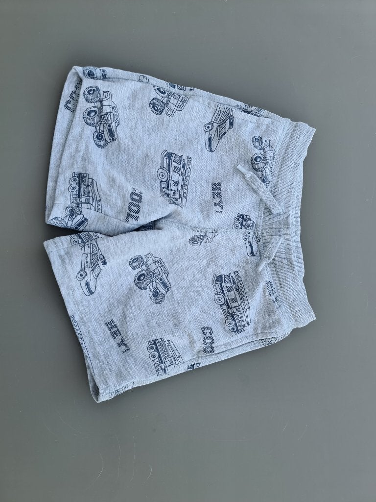 grijze korte broek met auto's, CA, 104, Kinderen en Baby's, Ophalen, Zo goed als nieuw, Broek