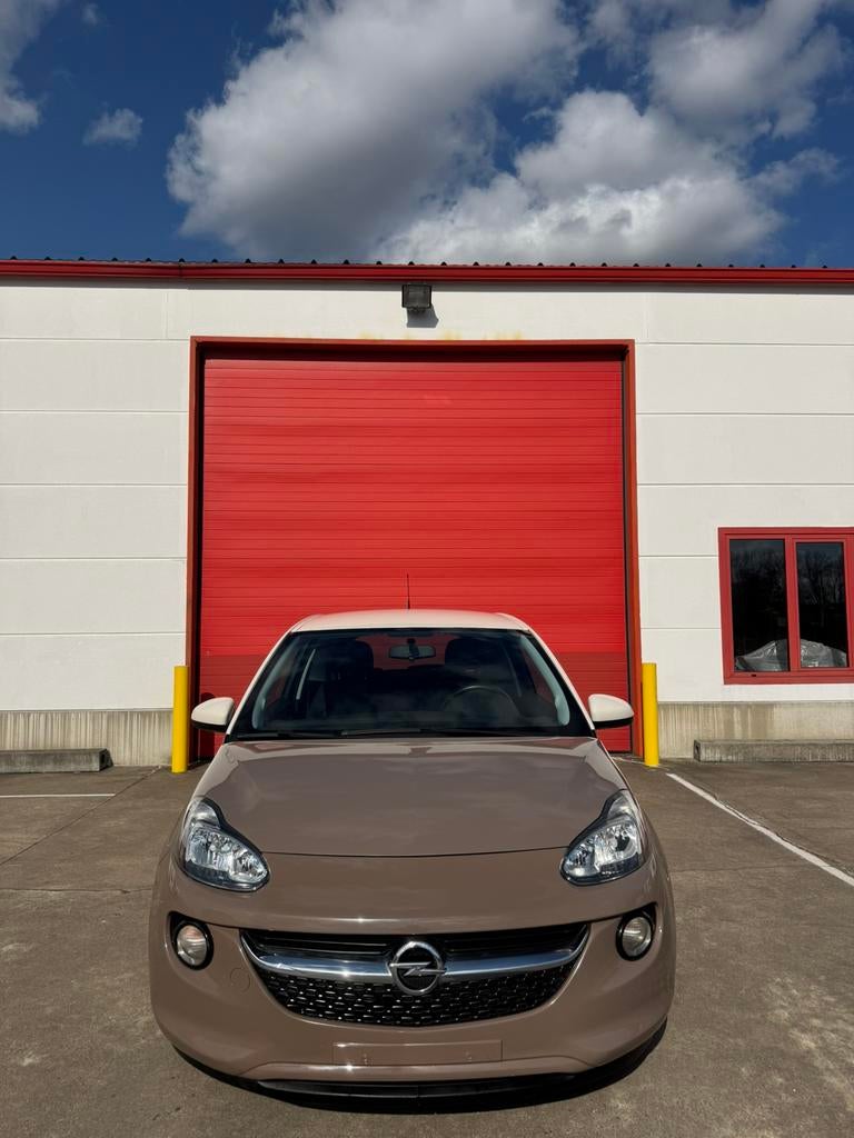 Opel adam glam 2015 airco/bluetooth/pdc, Auto's, 4 zetels, Parkeersensor, Bruin, 1229 cc