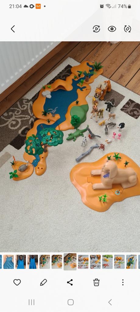 Grand Lot Playmobil Safari / Afrique avec Sphinx, Enlèvement