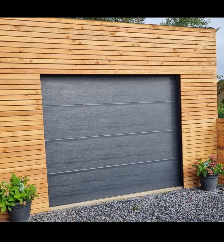 Porte garage. Motorisée neuve, Bricolage & Construction, Châssis & Portes coulissantes, Enlèvement, Neuf, Aluminium