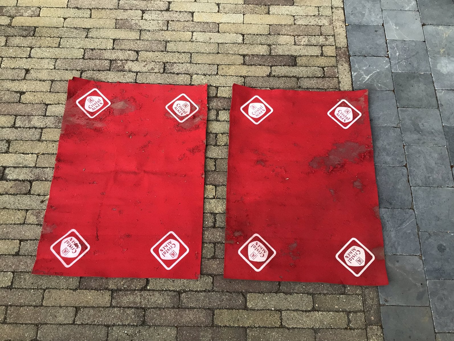 2 kaarttappijten Cristal Alken, Verzamelen, Merken en Reclamevoorwerpen, Ophalen, Gebruikt, Gebruiksvoorwerp