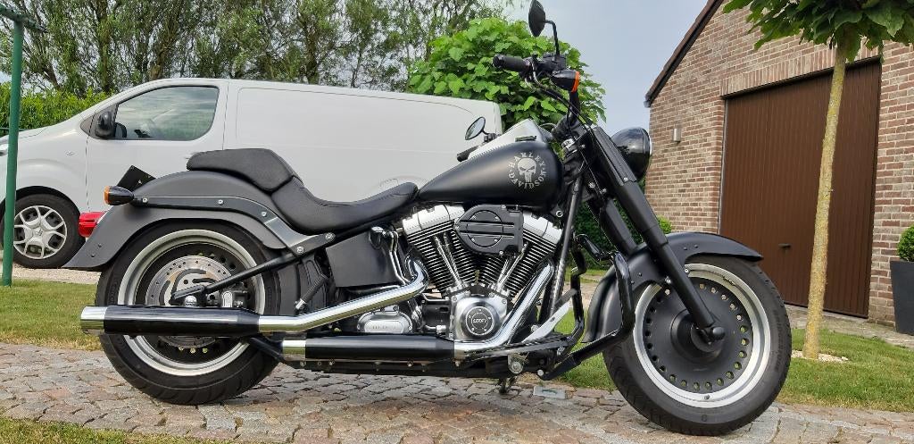 Harley Davidson FLSTFB Fatboy Low Softail, Motoren, 2 cilinders, Occasion, Particulier, Meer dan 35 kW