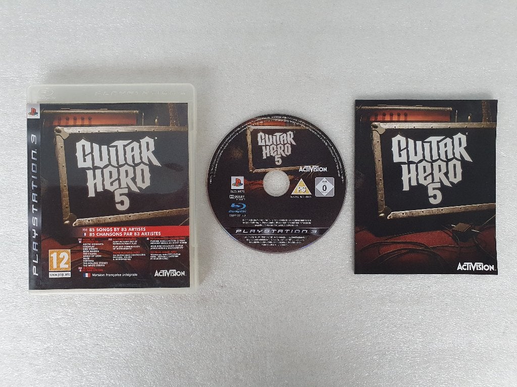PS3: Guitar Hero 5, Consoles de jeu & Jeux vidéo, Enlèvement ou Envoi, Utilisé