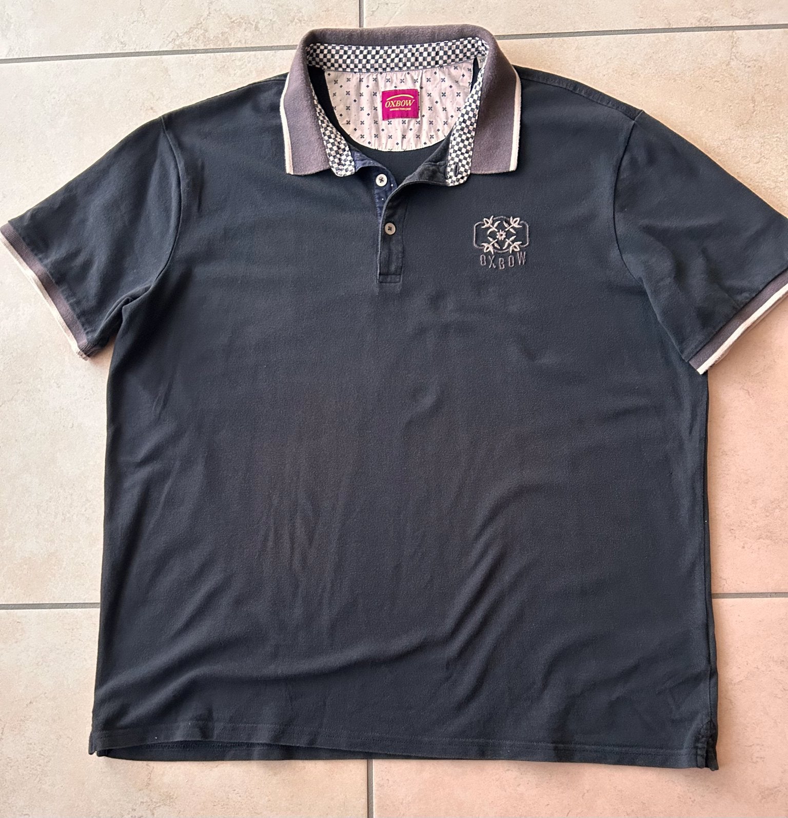 Polo Oxbow bleu foncé pour homme - taille XXL, Enlèvement ou Envoi, Comme neuf, Autres tailles, Bleu
