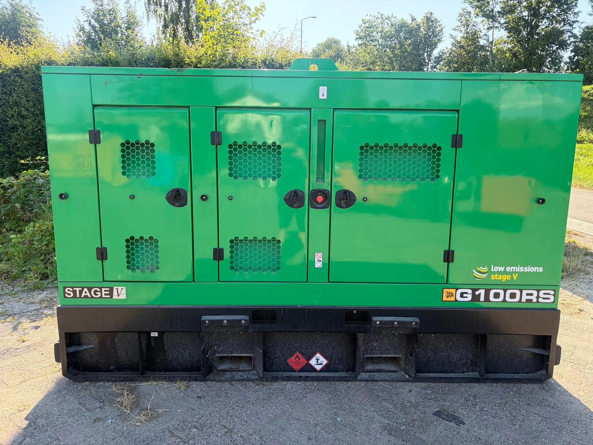 JCB G100RS V 100 kVA aggregaat stage V synchroon (bj 2023), Zakelijke goederen