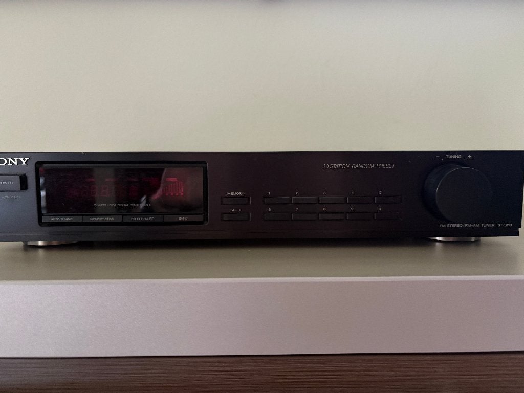 Sony ST-S110 FM/AM Stereo Tuner – Perfecte staat, Ophalen, Zo goed als nieuw, Radio